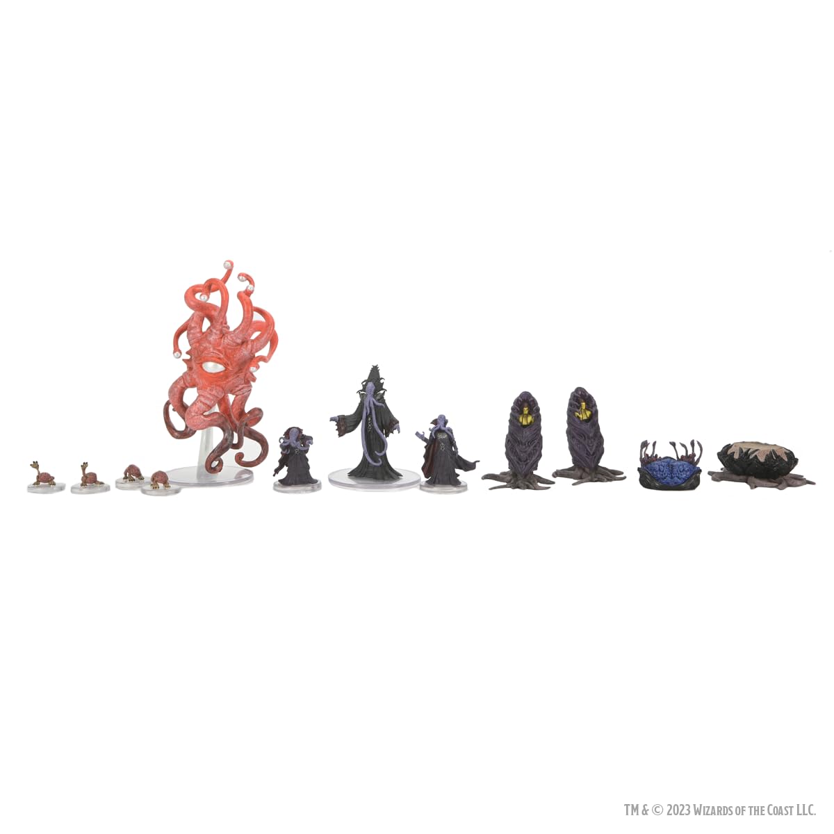 WizKids D&D Icons of The Realms Adventure in a Box - Mind Flayer Voyage, Medium, Plastic, Black, Model WZK96238