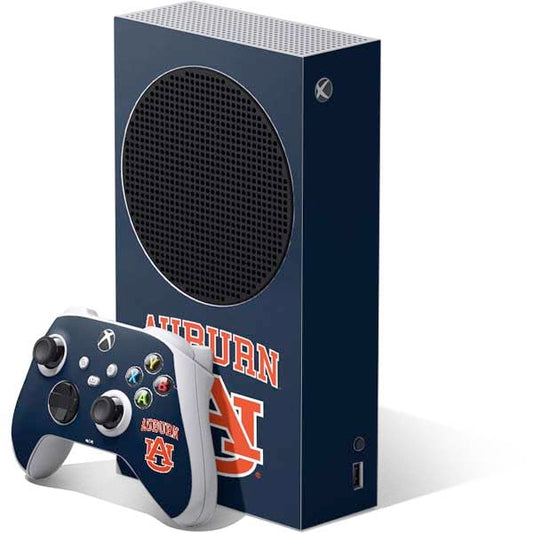 Skinit Decal Gaming Skin Compatible with Xbox Series S Bundle - Officially Licensed Auburn University AU Design