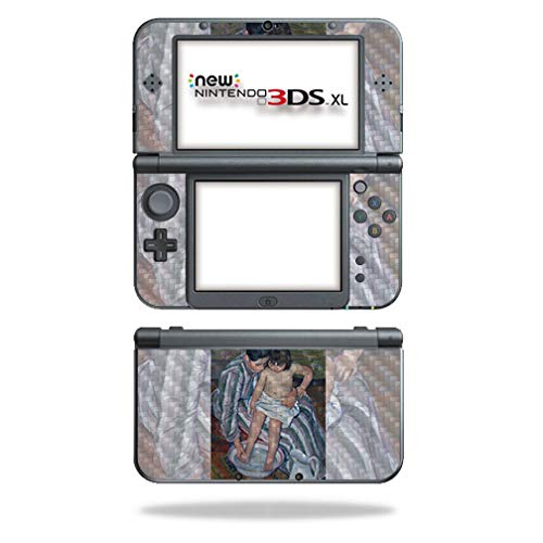 MightySkins Carbon Fiber Skin for Nintendo New 3DS XL (2015) - The Childs Bath | Protective  Durable Textured Carbon Fiber Finish | Easy to Apply  Remove  and Change Styles | Made in The USA