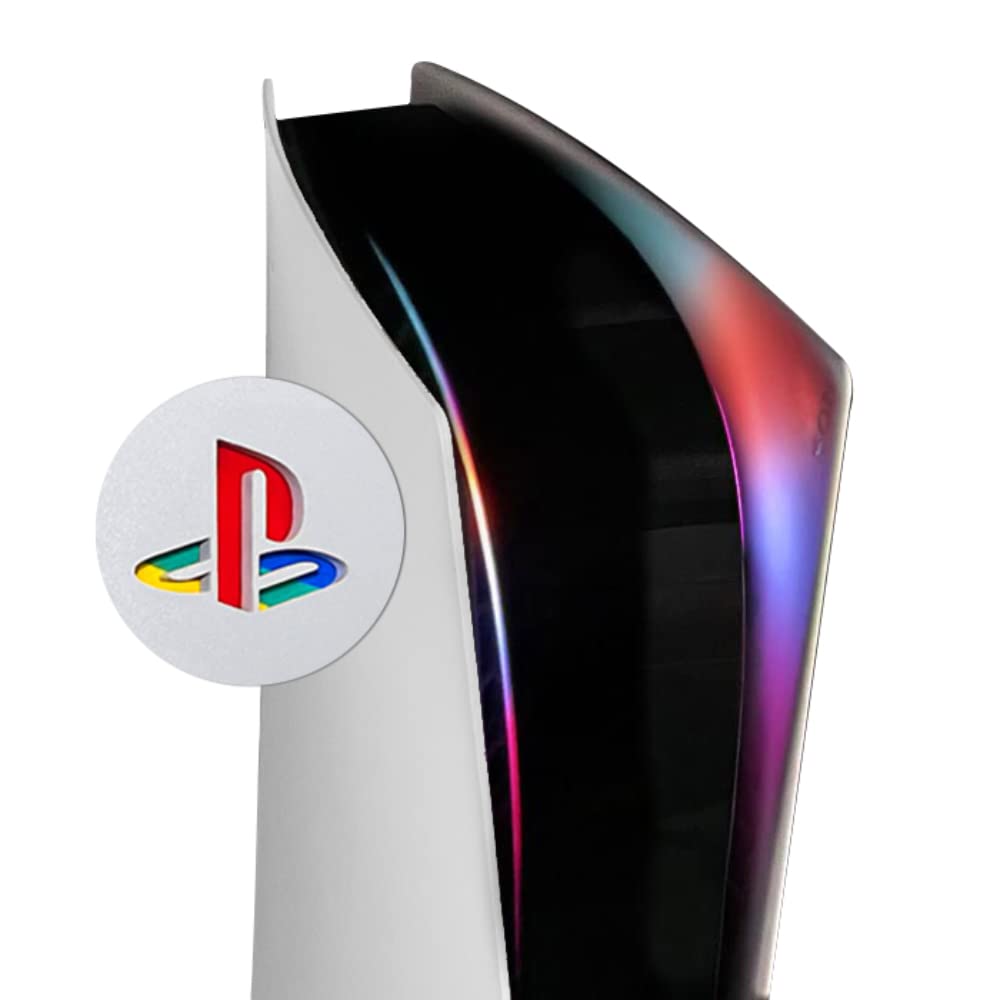 Power Light Decal and Underlay Sticker Combo for PS5 Playstation 5 (Symbol Colors)