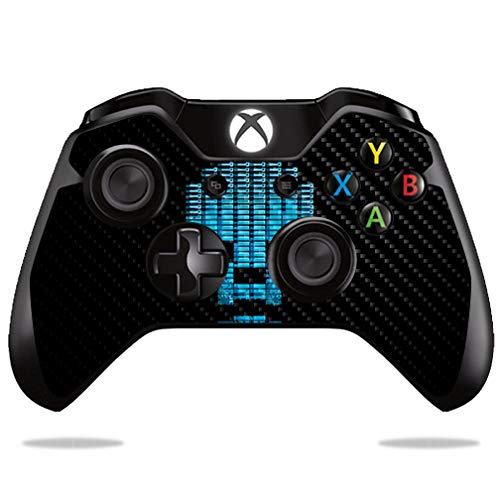 MightySkins Carbon Fiber Skin for Microsoft Xbox One or S Controller - Equalizer | Protective  Durable Textured Carbon Fiber Finish | Easy to Apply  Remove  and Change Styles | Made in The USA