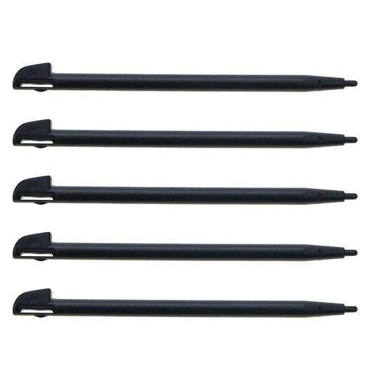 5PCS Plastic Stylus Pen Game Console Screen Touch Pen Replacement for wii u WIIU Console (Black)