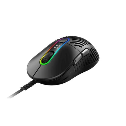 Mountain Makalu 67 RGB Gaming Mouse - PixArt PAW3370 Sensor, Lightweight Design, 100% PTFE Feet, Black