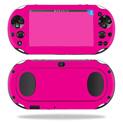 MIGHTY SKINS Skin for Sony PS Vita (Wi-Fi 2nd Gen) - Glossy Hot Pink Wrap Cover Sticker