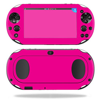 MIGHTY SKINS Skin for Sony PS Vita (Wi-Fi 2nd Gen) - Glossy Hot Pink Wrap Cover Sticker
