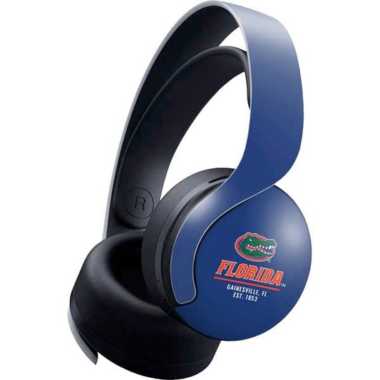 Skinit Decal Gaming Skin Compatible with Pulse 3D Wireless Headset for PS5 - Officially Licensed University of Florida Gainesville Est 1853 Blue Design