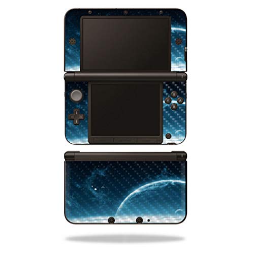 MightySkins Carbon Fiber Skin for Nintendo 3DS XL Original (2012-2014) - Outer Space | Protective  Durable Textured Carbon Fiber Finish | Easy to Apply  Remove  and Change Styles | Made in The USA