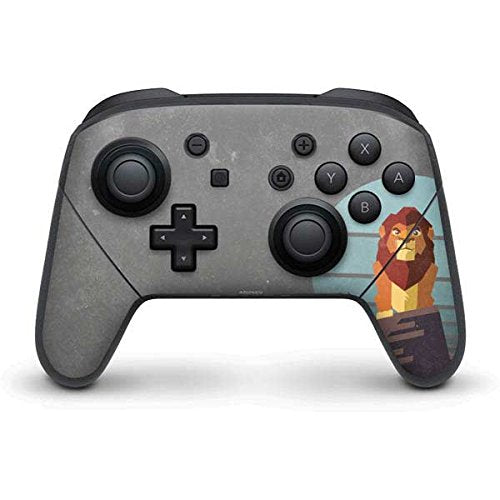 Skinit Decal Gaming Skin Compatible with Nintendo Switch Pro Controller - Officially Licensed Disney The Lion King Simba On Pride Rock Design