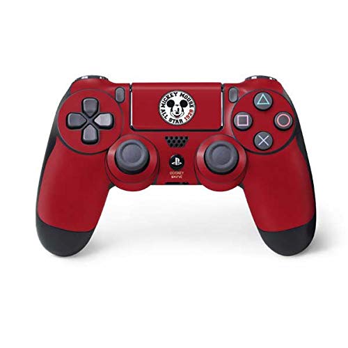 Skinit Decal Gaming Skin Compatible with PS4 Controller - Officially Licensed Disney Mickey Mouse All Star 1928 Design