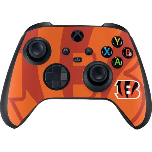 Skinit Decal Gaming Skin Compatible with Xbox Series X Controller - Officially Licensed NFL Cincinnati Bengals Double Vision Design