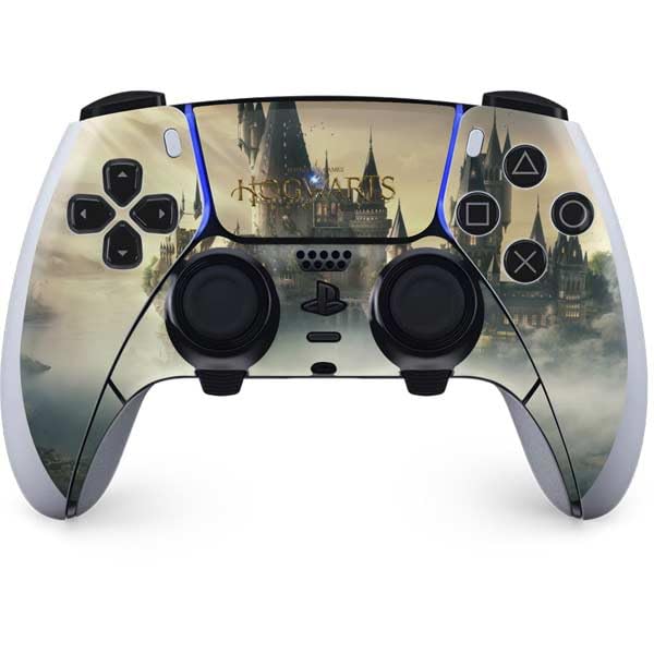 Skinit Decal Gaming Skin Compatible with PS5 DualSense Edge Pro Controller - Officially Licensed Wizarding World Hogwarts Legacy Main Poster Design