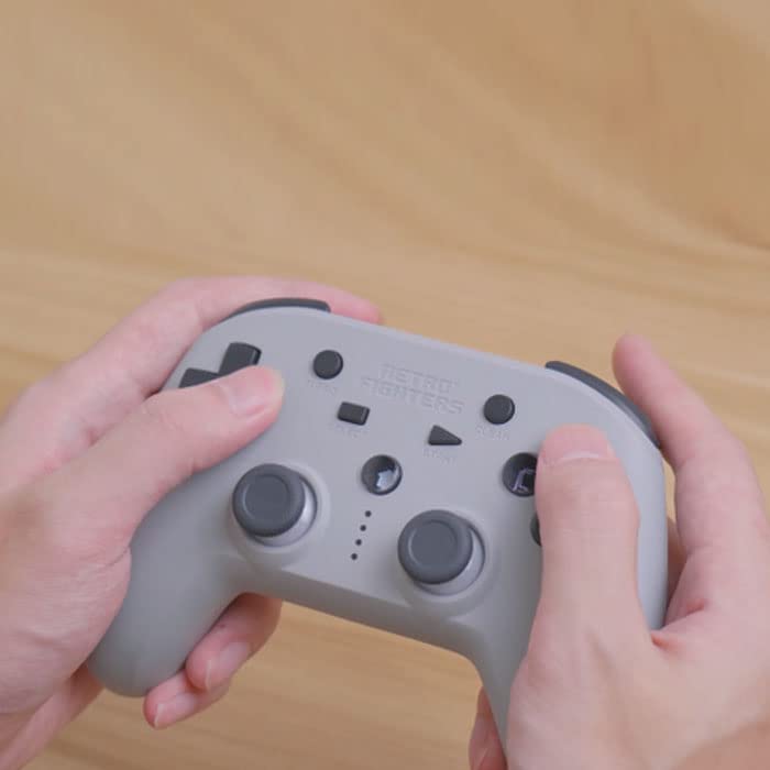 Retro Fighters Wireless Controller for PS1/PS2/PS3/Switch/PC - Blue - Model 745808421014