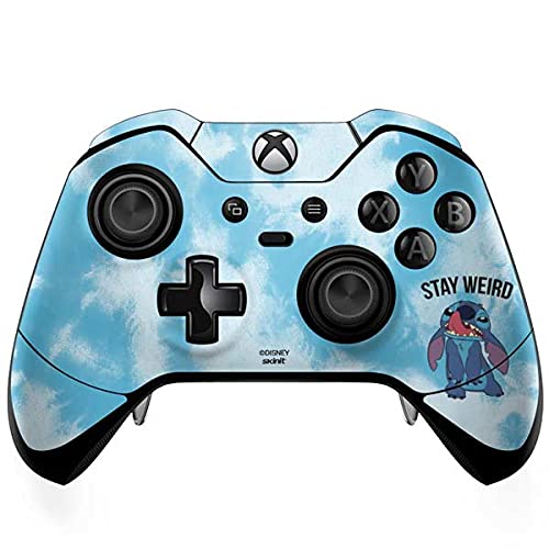 Skinit Decal Gaming Skin Compatible with Xbox One Elite Controller - Officially Licensed Disney Lilo and Stitch Stay Weird Design