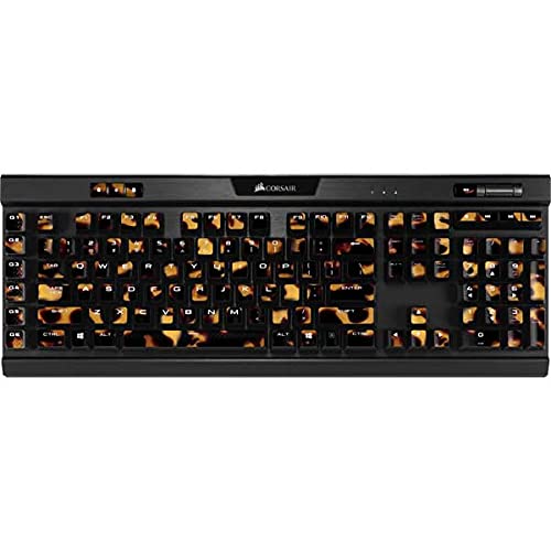 Skinit Decal Skin Compatible with K95 RGB Platinum Mechanical Gaming Keyboard - Skinit Originally Designed Tortoise Shell Design