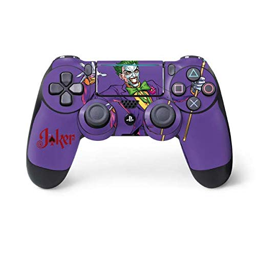 Skinit Decal Gaming Skin Compatible with PS4 Pro/Slim Controller - Officially Licensed DC Comics The Joker Surprise - The Joker Design