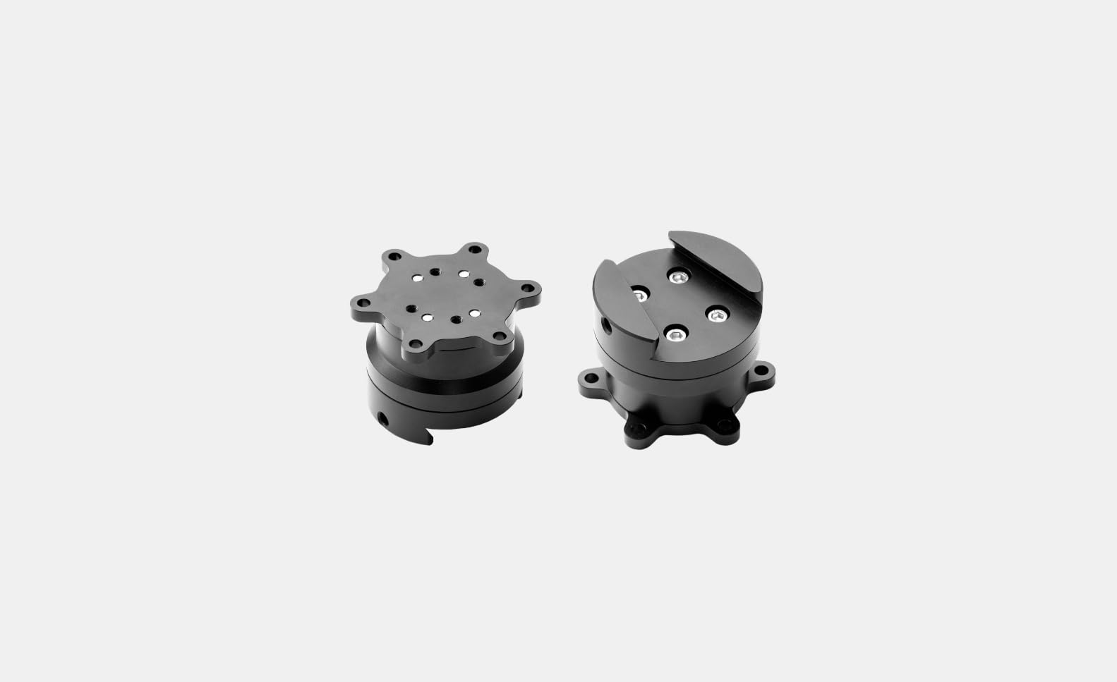 SIMUCUBE Quick Release Wheel Side Kit - SQR Adapter  30mm Spacer  70mm Wheel Adapter  M5 Bolts 2 Direct Drive Wheelbases