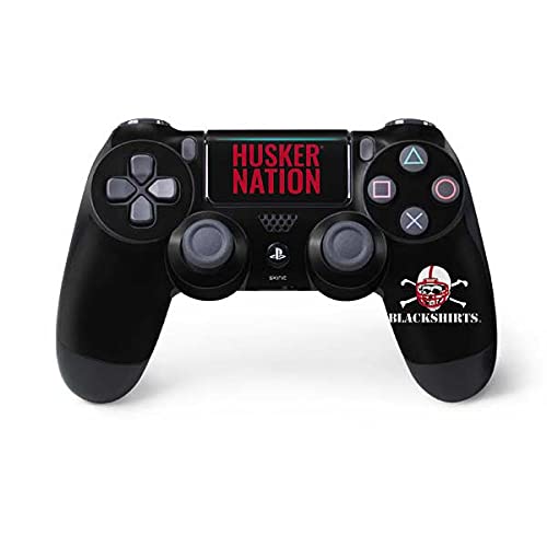 Skinit Decal Gaming Skin Compatible with PS4 Pro/Slim Controller - Officially Licensed University of Nebraska Husker Nation Design