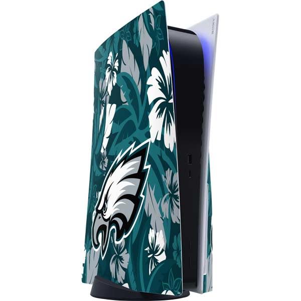 Skinit Decal Gaming Skin Compatible with PS5 Console - Officially Licensed NFL Philadelphia Eagles Tropical Print Design