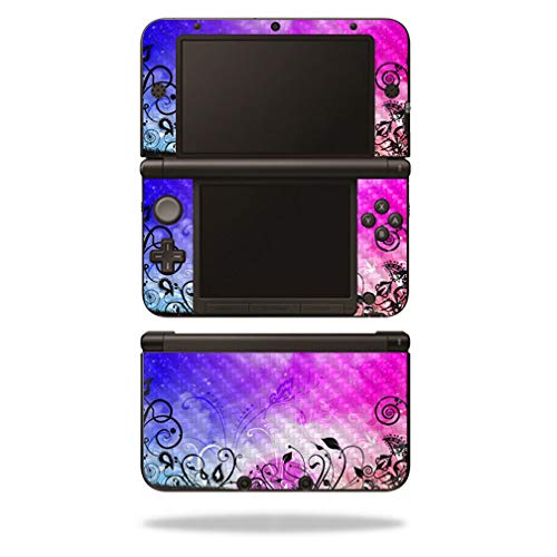 MightySkins Carbon Fiber Skin for Nintendo 3DS XL Original (2012-2014) - Rise and Shine | Protective  Durable Textured Carbon Fiber Finish | Easy to Apply  Remove  and Change Styles | Made in The USA