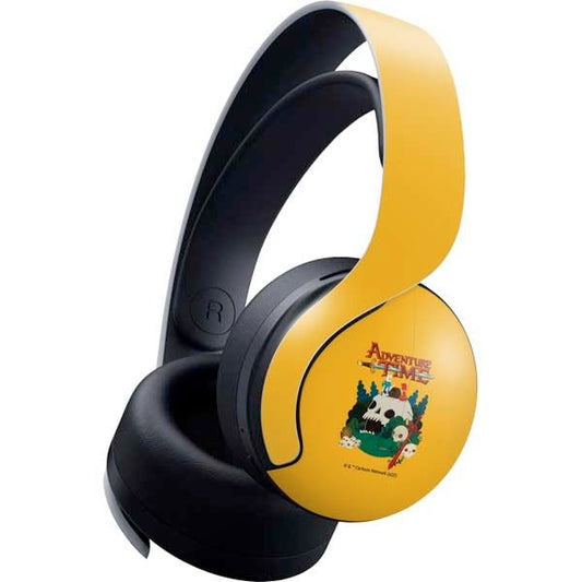 Skinit Decal Gaming Skin Compatible with Pulse 3D Wireless Headset for PS5 - Officially Licensed Adult Swim Adventure Time Cave of Skulls Design