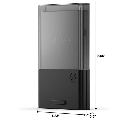 Seagate Storage Expansion Card for Xbox Series X|S, 512GB SSD, Grey, Model STJR512400, with 3-Year Rescue Services