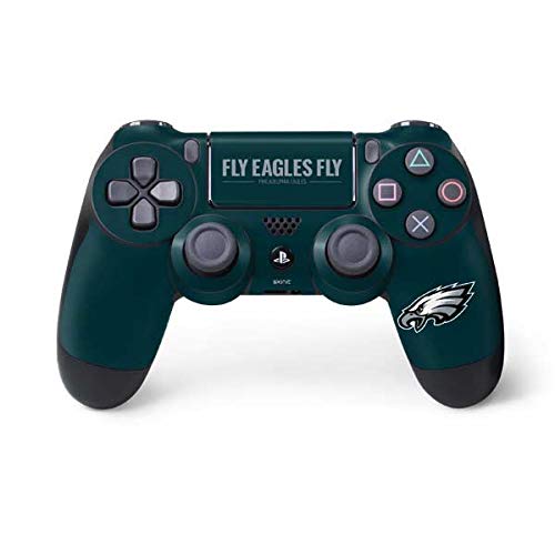 Skinit Decal Gaming Skin Compatible with PS4 Controller - Officially Licensed NFL Philadelphia Eagles Team Motto Design