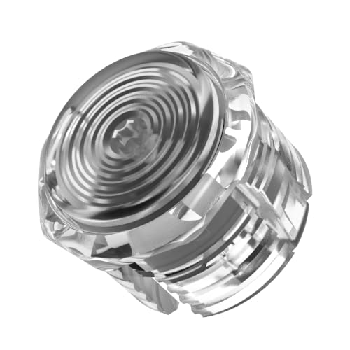 8pcs Original Gamerfinger HBFS-30 30mm Mechanical Buttons with Cherry MX speed sivler for Arcade Controller Box (8pcs HBFS-30-Buckle Clear)