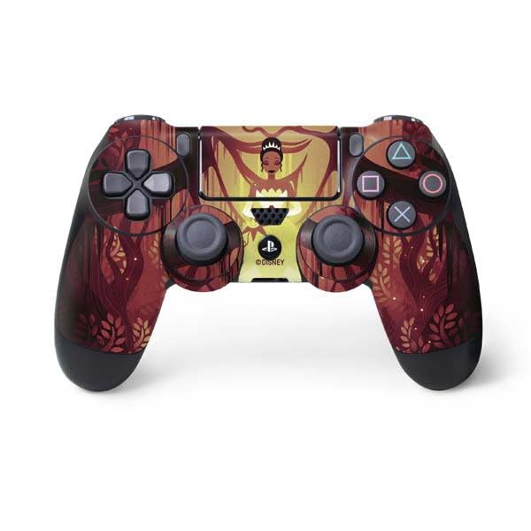 Skinit Decal Gaming Skin Compatible with PS4 Controller - Officially Licensed Disney Princess and The Frog Tiana and Dr. Facilier Design