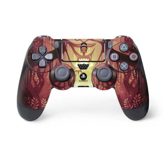 Skinit Decal Gaming Skin Compatible with PS4 Controller - Officially Licensed Disney Princess and The Frog Tiana and Dr. Facilier Design