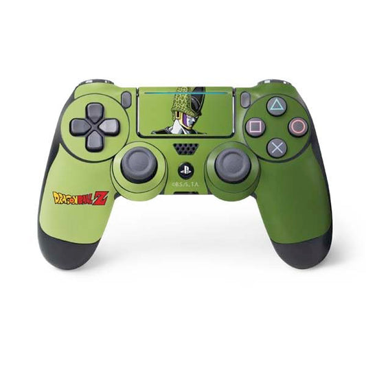Skinit Decal Gaming Skin Compatible with PS4 Pro/Slim Controller - Officially Licensed Dragon Ball Z Cell Portrait Design