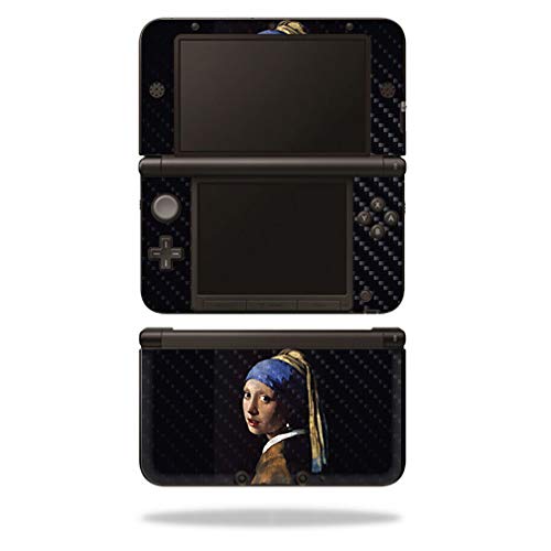 MightySkins Carbon Fiber Skin for Nintendo 3DS XL Original (2012-2014) - Girl with Pearl Earring | Protective  Durable Textured Carbon Fiber Finish | Easy to Apply | Made in The USA