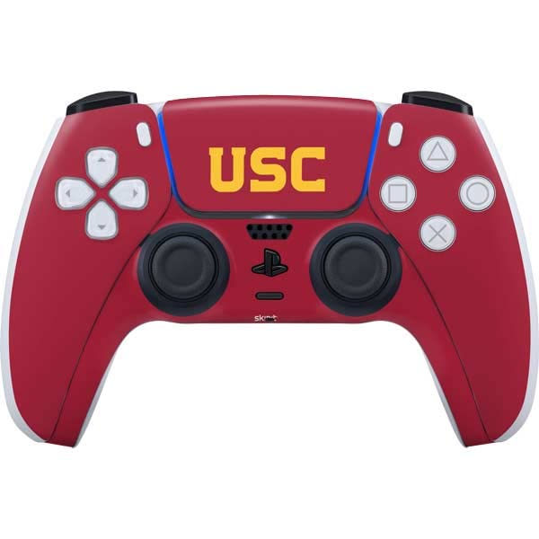 Skinit Decal Gaming Skin Compatible with PS5 Controller - Officially Licensed University of Southern California USC Design