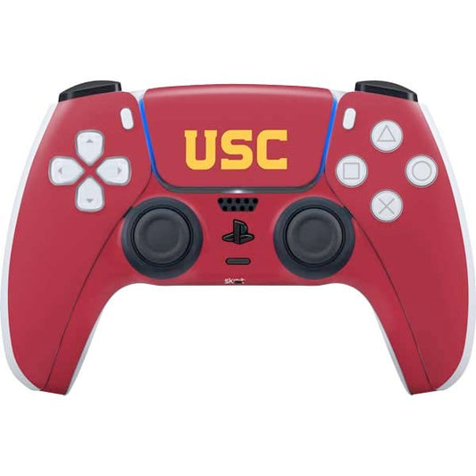 Skinit Decal Gaming Skin Compatible with PS5 Controller - Officially Licensed University of Southern California USC Design