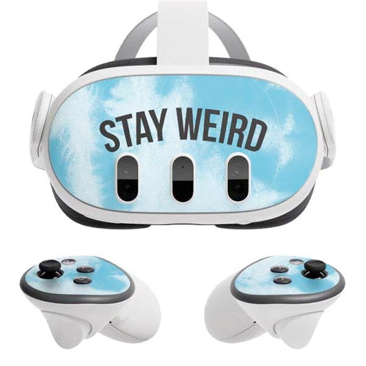 Skinit Decal Gaming Skin Compatible with Meta Quest 3 - Officially Licensed Disney Lilo and Stitch Stay Weird Design