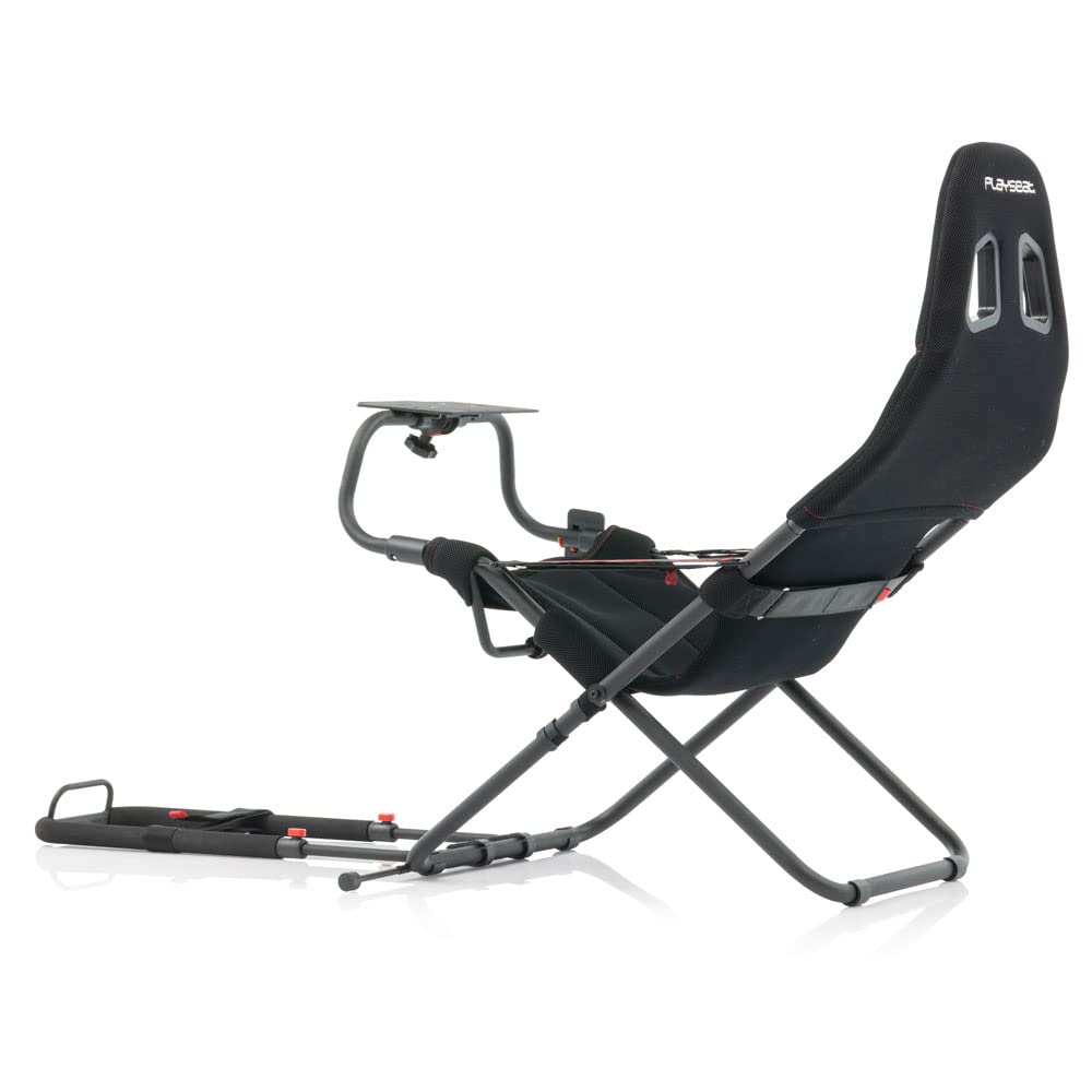 Playseat Challenge Racing Simulator Cockpit - Foldable & Adjustable, Large, Compatible with All Steering Wheels & Pedals, Model RC.00312