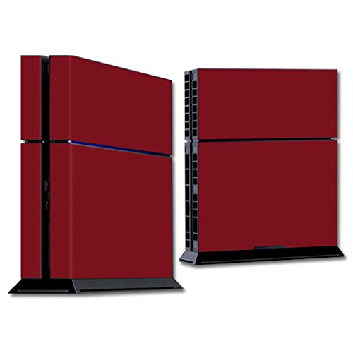 MIGHTY SKINS PS4 Console Skin - Solid Burgundy Vinyl Decal Wrap, Durable & Protective, Easy to Apply, Model SOPS4-Solid Burgundy