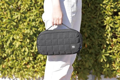 HORI Puff Pouch for Nintendo Switch 2 - Mid-size, Black, Officially Licensed, Model NSX-019U