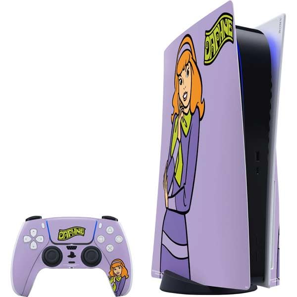 Skinit Decal Gaming Skin Compatible with PS5 Bundle - Officially Licensed Scooby Doo Daphne Design