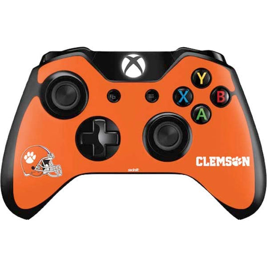 Skinit Decal Gaming Skin Compatible with Xbox One Controller - Officially Licensed Clemson University Football Design