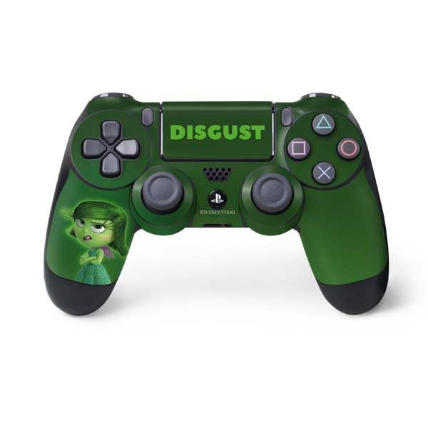 Skinit Decal Gaming Skin Compatible with PS4 Controller - Officially Licensed Disney Inside Out Disgust Portrait Design