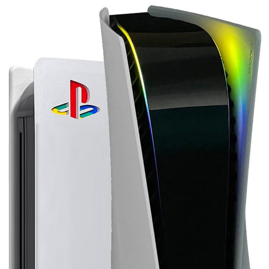 Power Light Decal and Underlay Sticker Combo for PS5 Playstation 5 (Yellow/Green/Blue)
