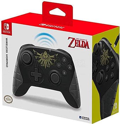 HORI Nintendo Switch USB-C Wireless HORIPAD (Zelda) - Black, Model NSW-234U, Officially Licensed by Nintendo