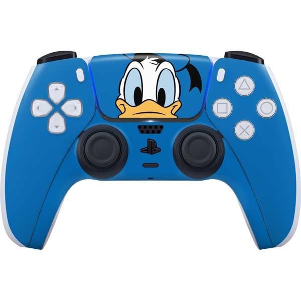 Skinit Decal Gaming Skin Compatible with PS5 Controller - Officially Licensed Disney Friends Donald Duck Up Close Design