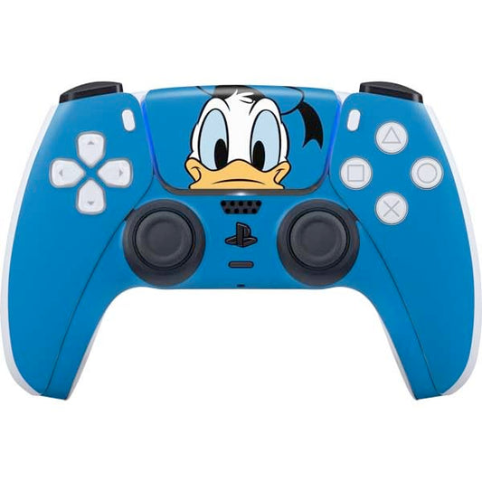 Skinit Decal Gaming Skin Compatible with PS5 Controller - Officially Licensed Disney Friends Donald Duck Up Close Design