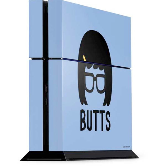 Skinit Decal Gaming Skin Compatible with PS4 Console - Officially Licensed Bobs Burgers Butts Design