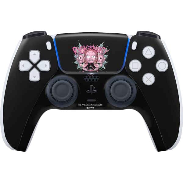 Skinit Decal Gaming Skin Compatible with PS5 Controller - Officially Licensed Adult Swim Rick and Morty Split Head Rick Design