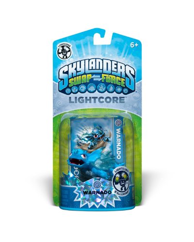 ACTIVISION Skylanders SWAP Force Lightcore Warnado Character - Blue Plastic Action Figure Model 84675