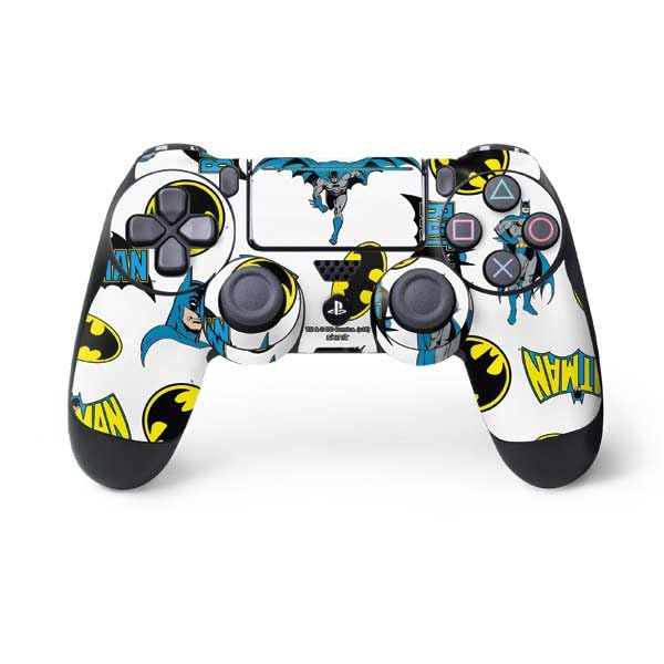 Skinit Decal Gaming Skin Compatible with PS4 Pro/Slim Controller - Officially Licensed DC Comics Batman Classic Art Print Design