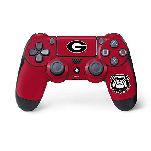 Skinit Decal Gaming Skin Compatible with PS4 Controller - Officially Licensed University of Georgia Logo Red Design