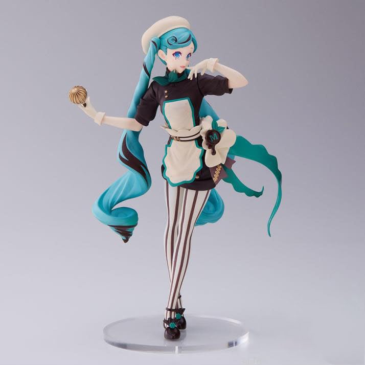 SEGA Hatsune Miku Luminasta Series Figure - 8.3 Inch - Teal & Dark Chocolate Brown - Model 230081